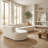 Oversized Curved Corner Boneless Sectional Sofa with Sculpted Silhouette-1606333643