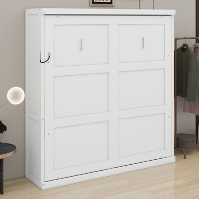 Lit escamotable compact se pliant dans une armoire pour les petits espaces