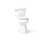 Toilette allongée deux pièces 1,28 GPF (économe en eau) avec chasse d'eau à haut rendement Highline ™ (siège non inclus)