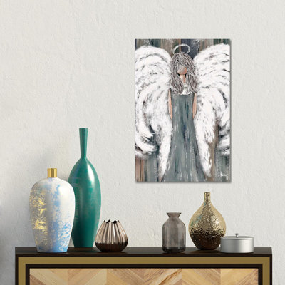 «Farmhouse Guardian Angel II», reproduction d'art sur toile encadrée