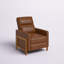 Fauteuil inclinable rembourré Antwine, noir-70347181