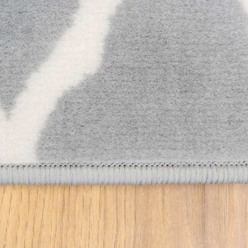 Decastro Grey Rug, Runner 60 x 240cm