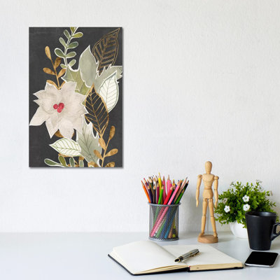 Gilded Christmas Collection B by Grace Popp - Wrapped Canvas Print