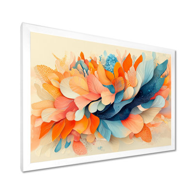 «Witten Ferms Dream Botanicals Pastel Fragments I», art mural botanique abstrait