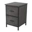 Lafayette Rustic 2 Drawer Filing Cabinet In Rowan Grey Finish