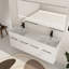 Ensemble de meuble-lavabo mural moderne avec 4 portes et lavabo en résine Ivinghoe-1940654377-1919779916