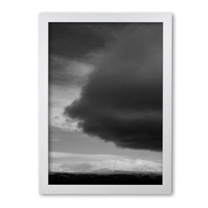 Minimal Landscape - No Frame Print, White Grain Frame, 42 cm H x 30 cm W x 5 cm D