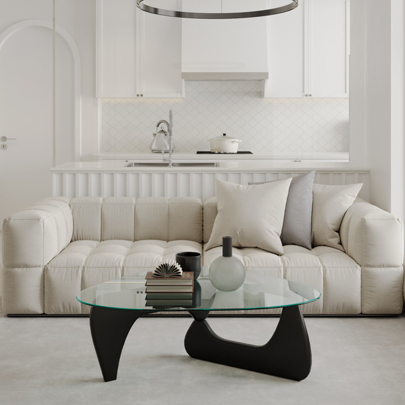 Harlingen Solid Coffee Table, Black