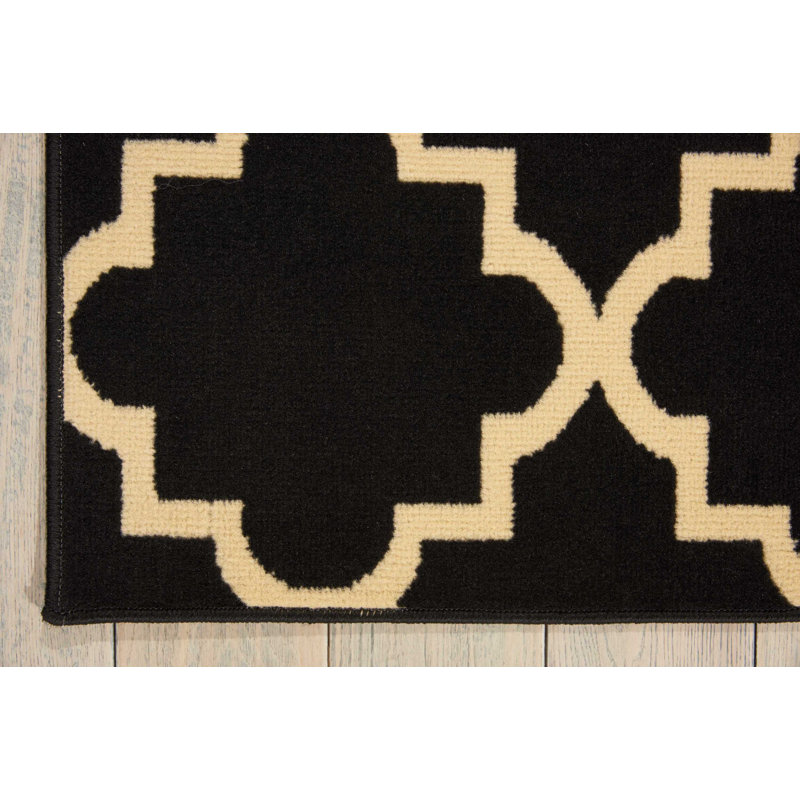 Tapis noir Bo, Rectangle 5 pi 3 po x 7 pi 3 po