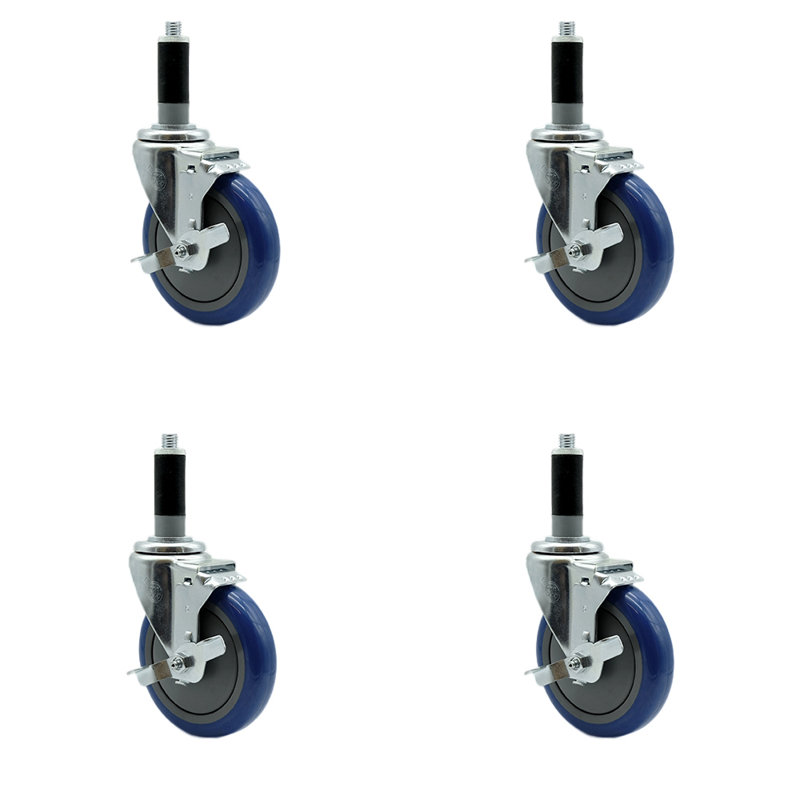 Polyurethane Caster, Blue