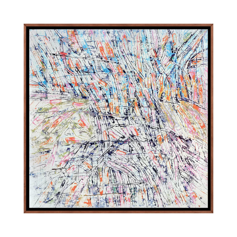 Kaiso - Print on Canvas, Classic Brown Wood Framed, 66.04 cm H x 66.04 cm W