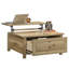 Table basse à plateau relevable Annagail Brown