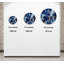 Horloge murale en verre trempé bleu Agate, horloge décorative moderne, horloge d'art abstrait, horloge murale unique-1598754319-1598754304