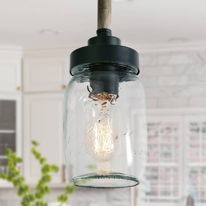 Luminaire suspendu en pot 1 lumière Carlile