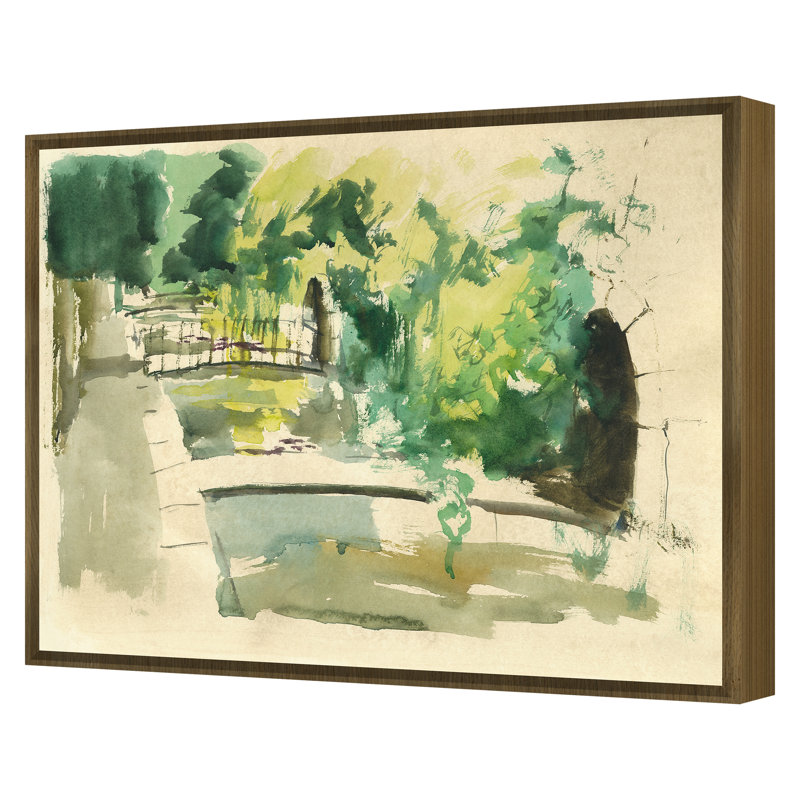 Garden Terrace 5 Print by PC Ngo