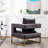 Gray Contemporary Armchair - Upholstered In Velvet-Like Fabric, With Metal Frame, Square , Pillow Back For Comfort Chair And Style, Framework, Peaceful Area-243189198