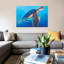 Rainbow Sea Turtle by DawgArt - Gallery-Wrapped Canvas Giclee on Canvas-50029501-89233149