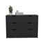 Dresser Curio, Four Drawers, Black Wengue Finish-714506374