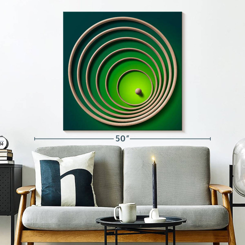 Arney Paper Ring Maze, 33" H x 33" W