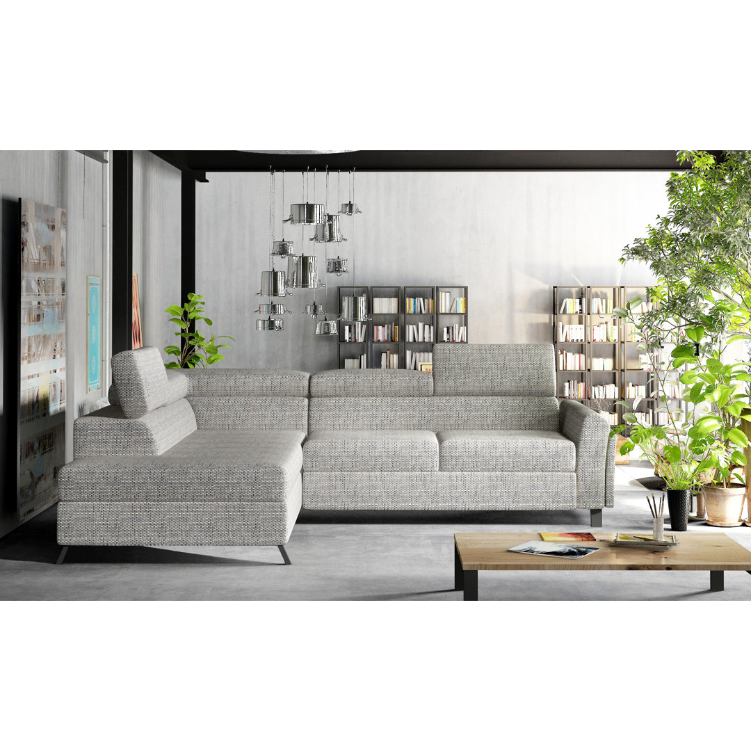 Ecksofa Northampt mit Bettfunktion