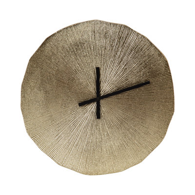 Round Sand Cast Aluminum Clock