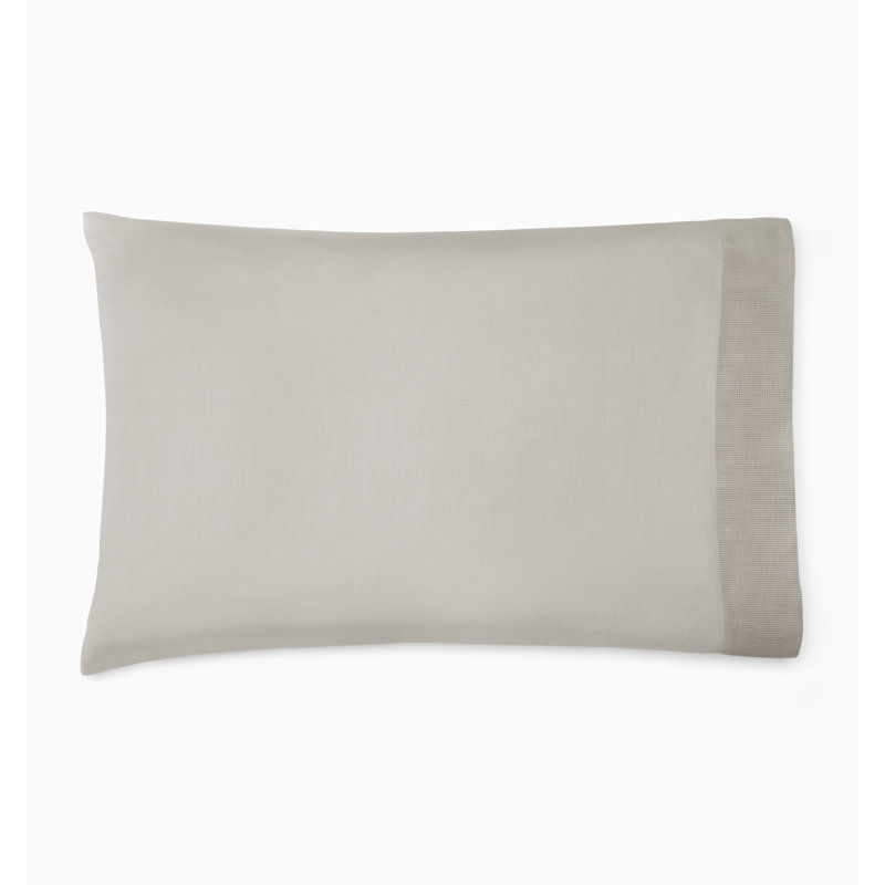 Carlotta Pillow Case, Gray, King Pillowcase