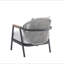 Fauteuil club d'extérieur en corde de patio, ensemble de 1