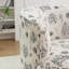 Fauteuil demi-tonneau pivotant rembourré Bryonie