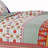 Beige/Red Microfiber Quilt Set-1459138376