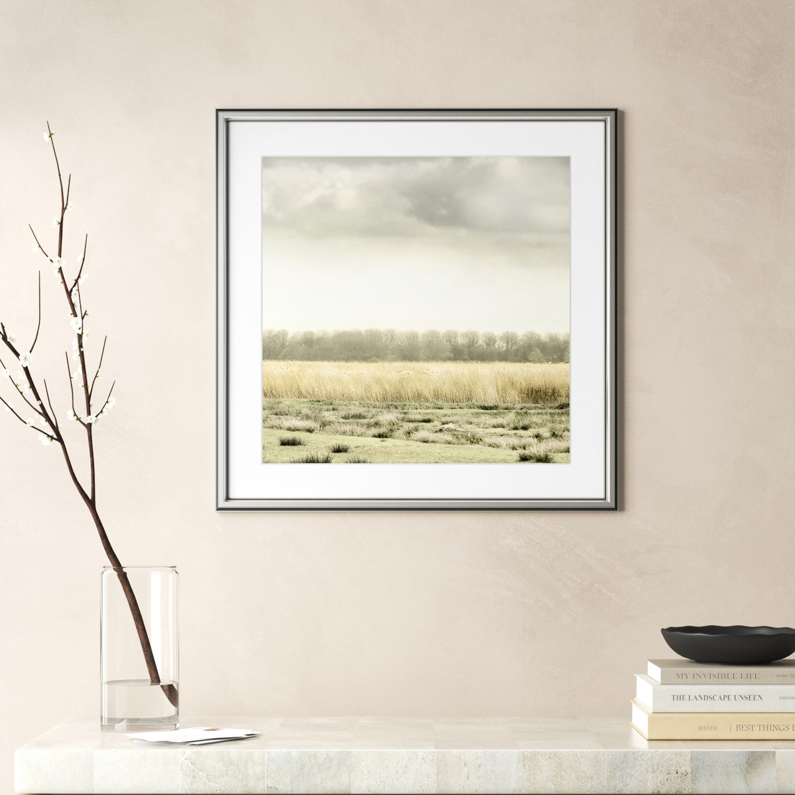Henri "Meadowland" Print by Danita Delimont, 23.5" H x 23.5" W, Silver