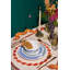 Ribbon Handmade Porcelain Dinner Plate