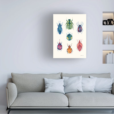 Bolog  Yvette St. Amant Beetle Chart Canvas Wall Art
