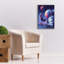 «Epic Graffiti», art mural sur toile 18 po x 26 po, Moon to Mars