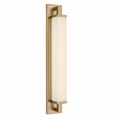 28-Inches Antique Brass Integrated LED Bathroom Vanity Light Bar