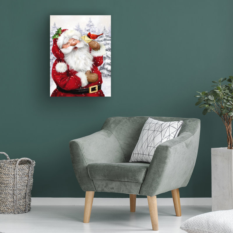 Art sur toile «ologic Santa », H 14 po x l 19 po