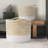 Seagrass Handmade Two Toned Decorative and Functional Storage Basket with Handles