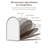 Arch LED Wall Mirror With Defogger, White Floating Backlit Bathroom Mirror, Etl & Fcc-96766252
