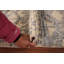 Tapis de couloir oriental à poil long fait à la main marocain 3 x 8 po