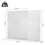 Aoifee Wall Mirror with Shelves