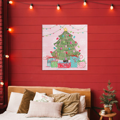 Merry Pinkmas Tree, toile par Nicole Tamarin
