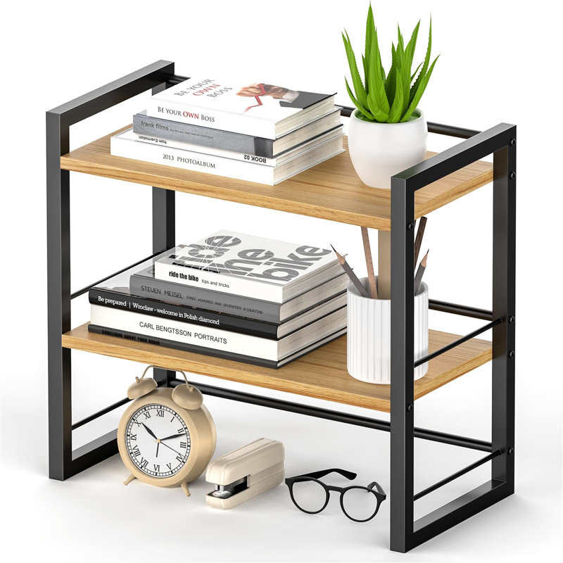 Desk Organiser, Black/Beige