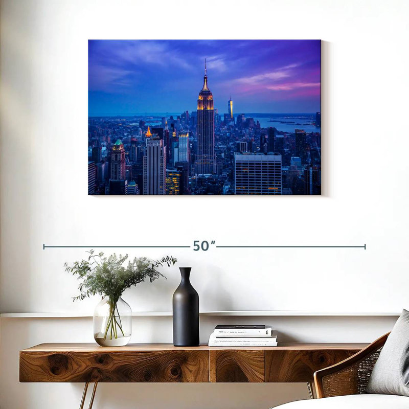 Lilie Dusky Empire State Building, H 24 po x l 36 po
