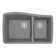 Karran Undermount Quartz Composite 33-1/2'' X 20-3/8'' 60/40 Double Bowl Kitchen Sink