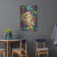 Latitude Run® «Pizza Slice With Toppings» par Ron Magnes, art mural en métal-2059254069