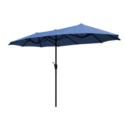 Parasol de marché extérieur à double face 13 pi.