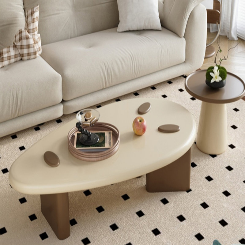 Creative Cream Coffee Table Set