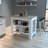 Kitchen Island Antibacterial Dozza, Three Shelves