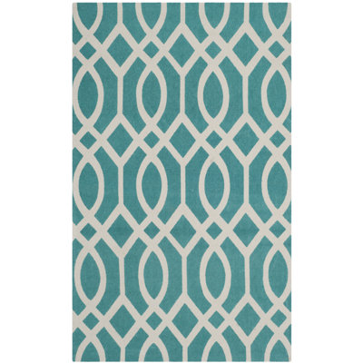 Holsworthy Cedar Brook Hand Loomed Cotton Geometric Rug