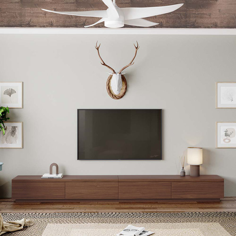 Meuble télé Comerico, L 118 po, Brun