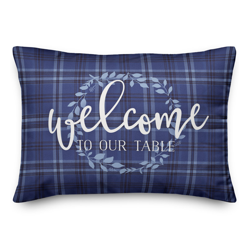 Plaid Throw Pillow